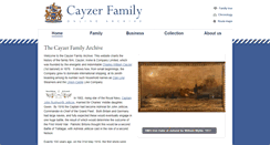 Desktop Screenshot of cayzer.com