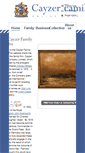 Mobile Screenshot of cayzer.com